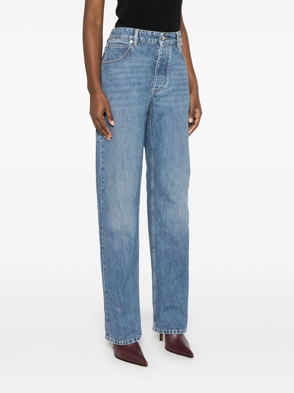 Vintage Indigo cuffed jeans