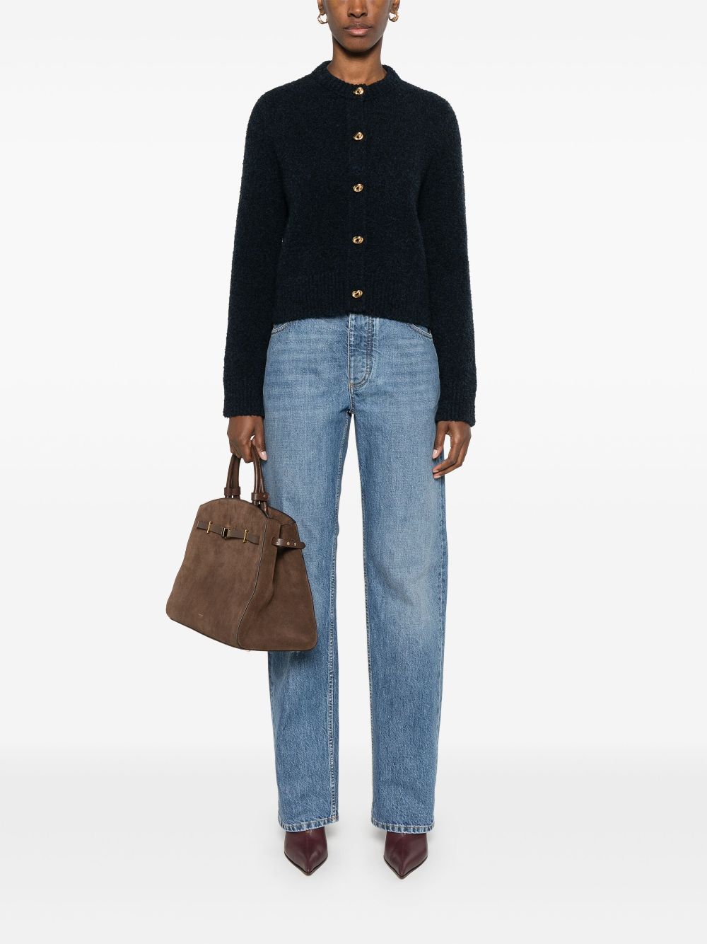 Vintage Indigo cuffed jeans