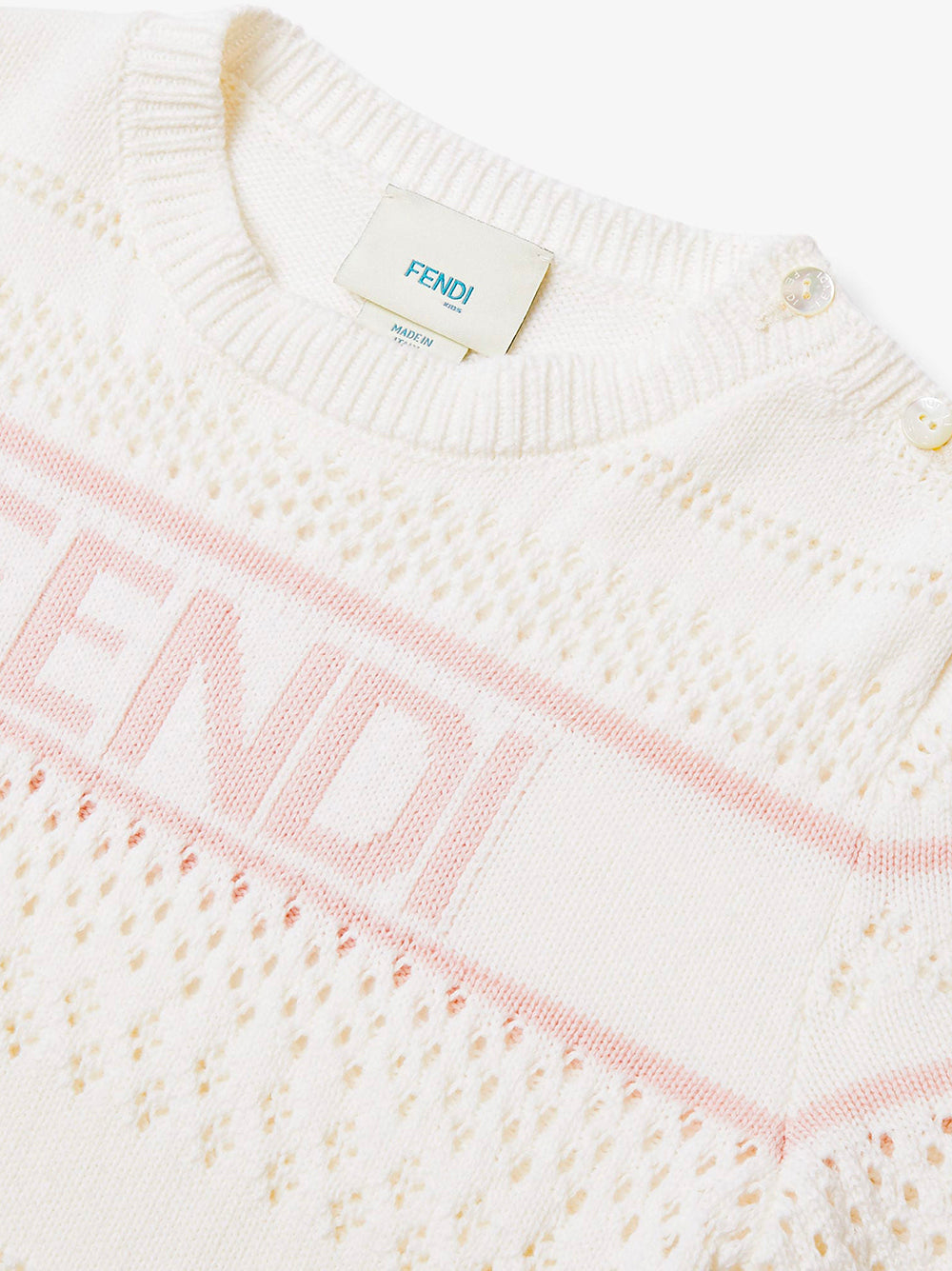 Crochet knit T-shirt