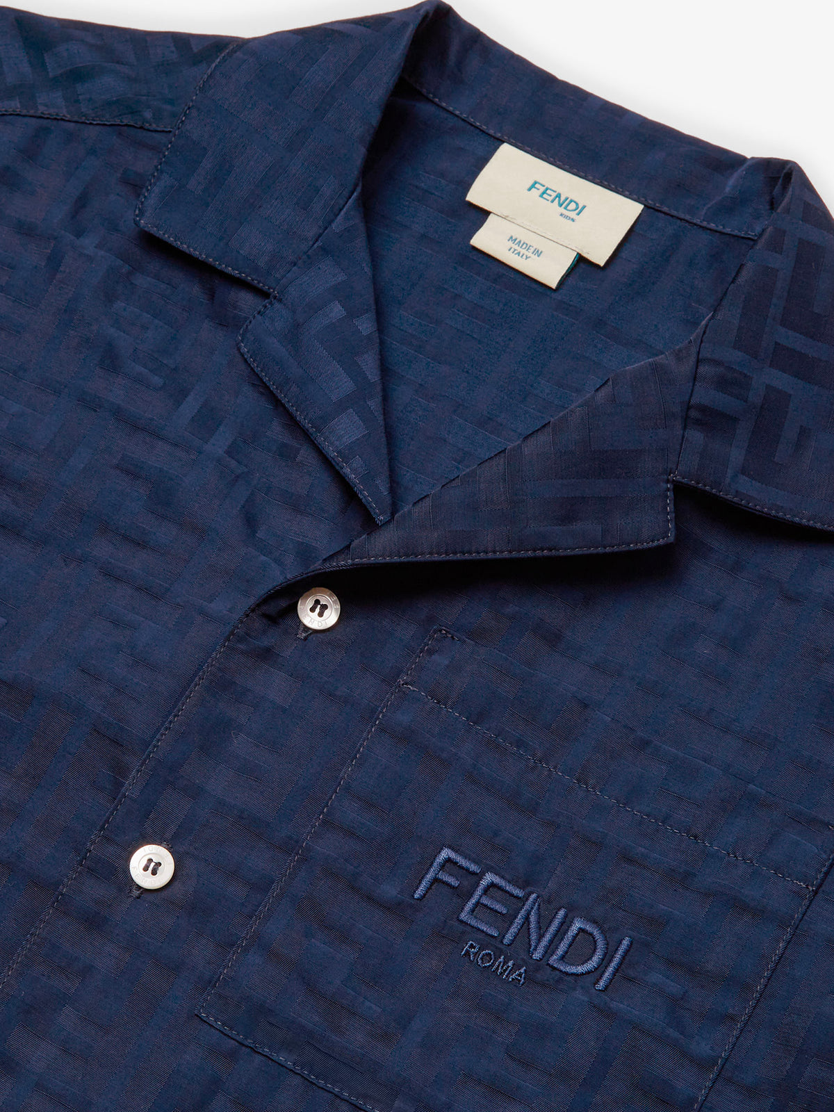 Jacquard junior shirt