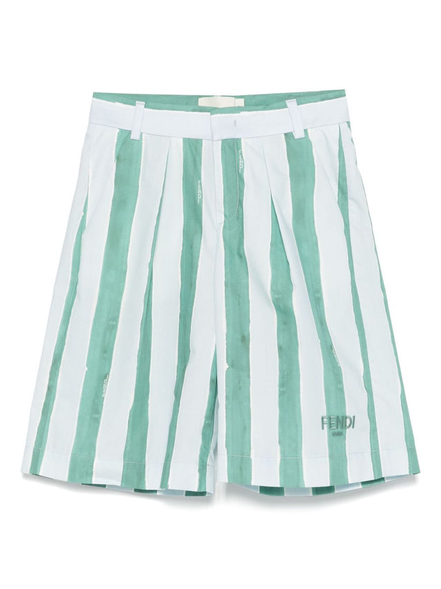 Pequin print Bermuda shorts
