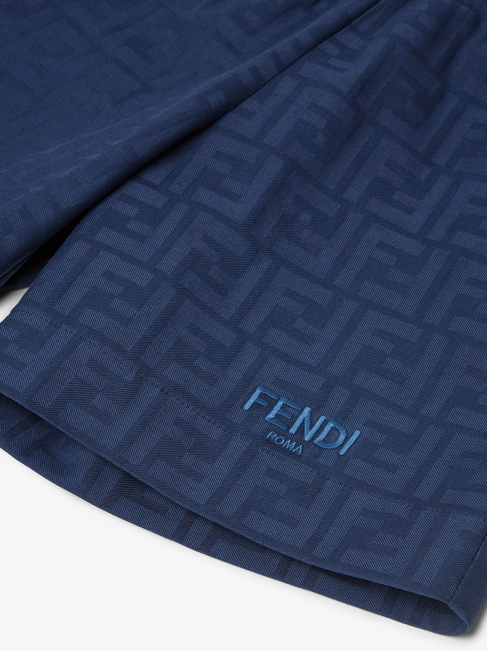 FF cotton jacquard Bermuda shorts