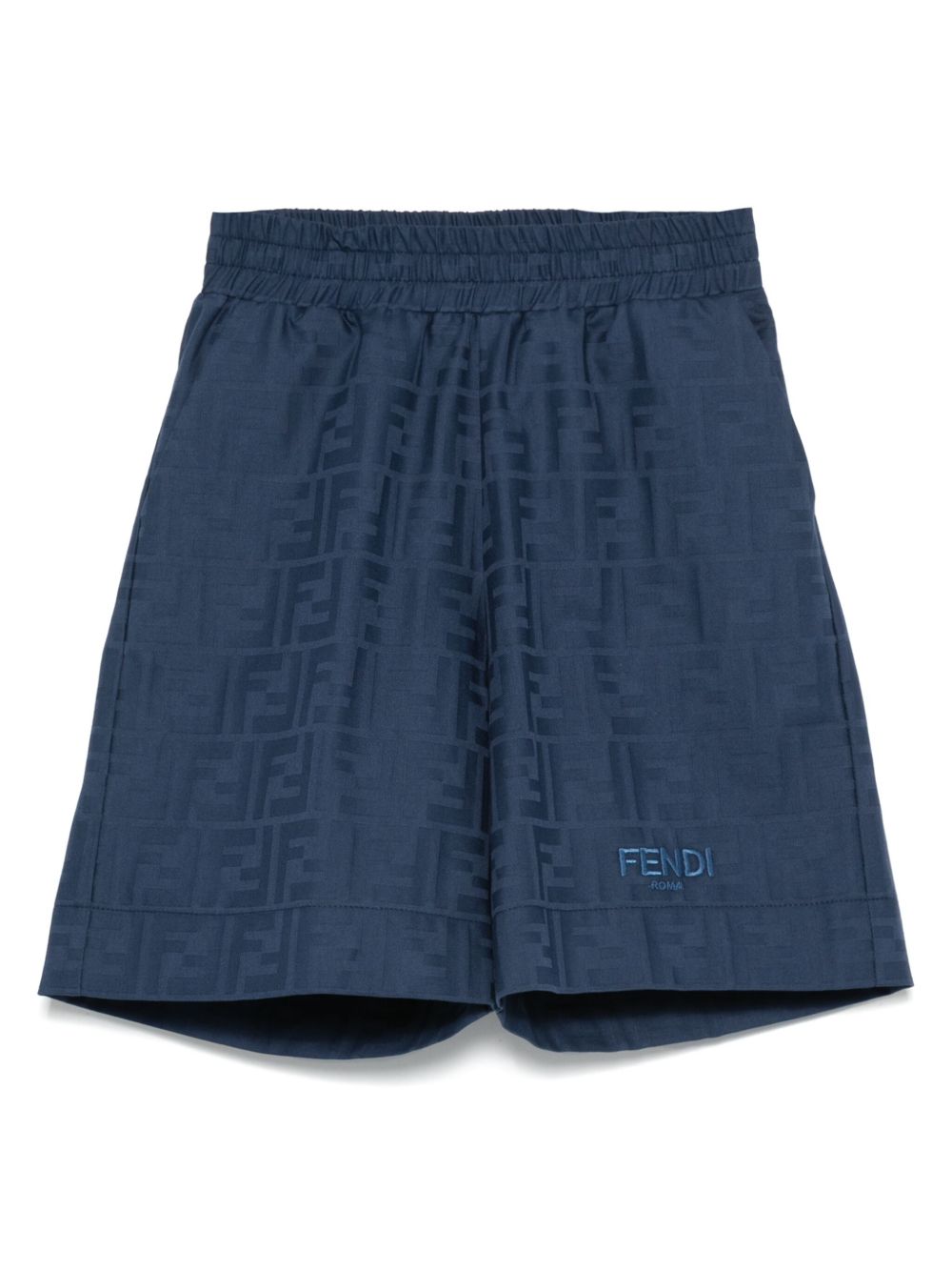 FF cotton jacquard Bermuda shorts