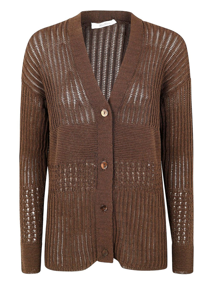 Cotton blend cardigan