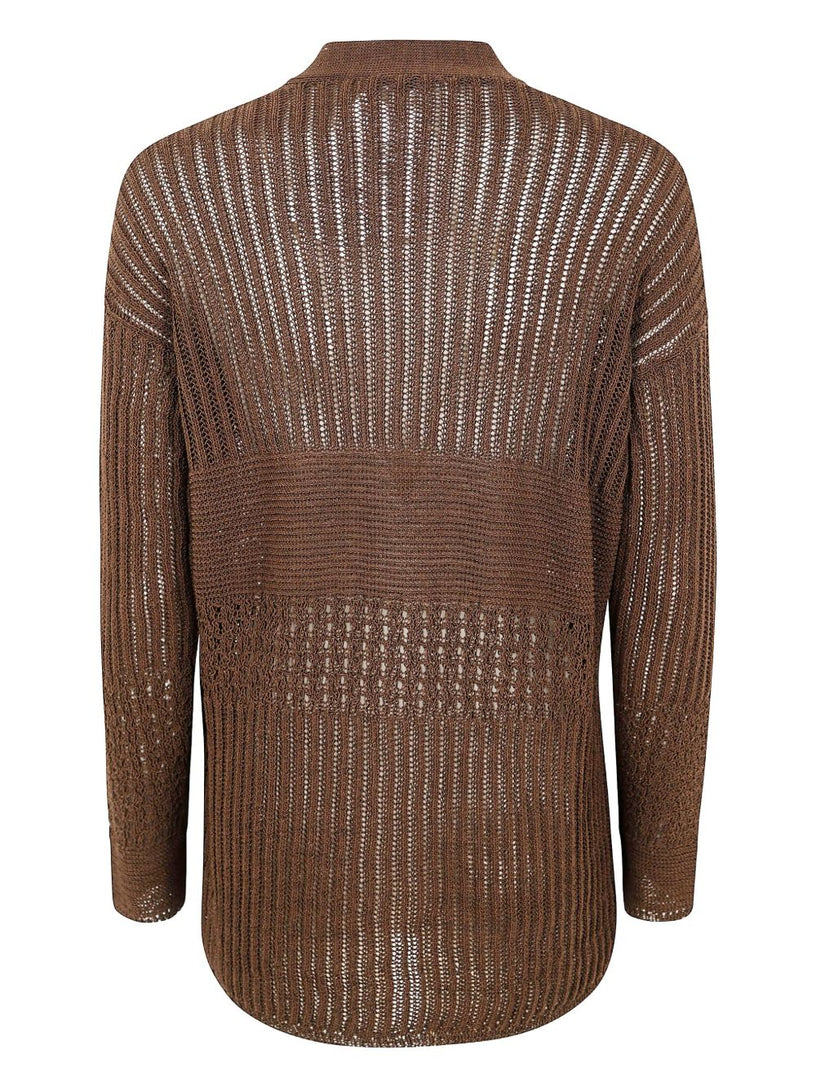 Cotton blend cardigan
