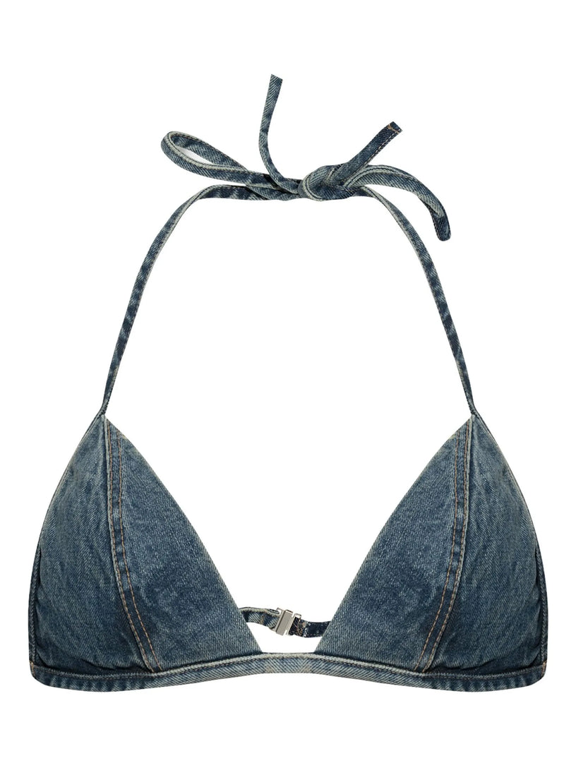 Denim bra
