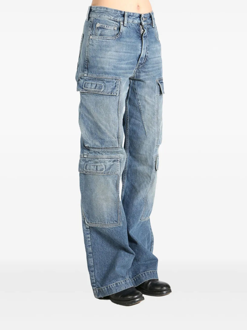 Double cargo jeans