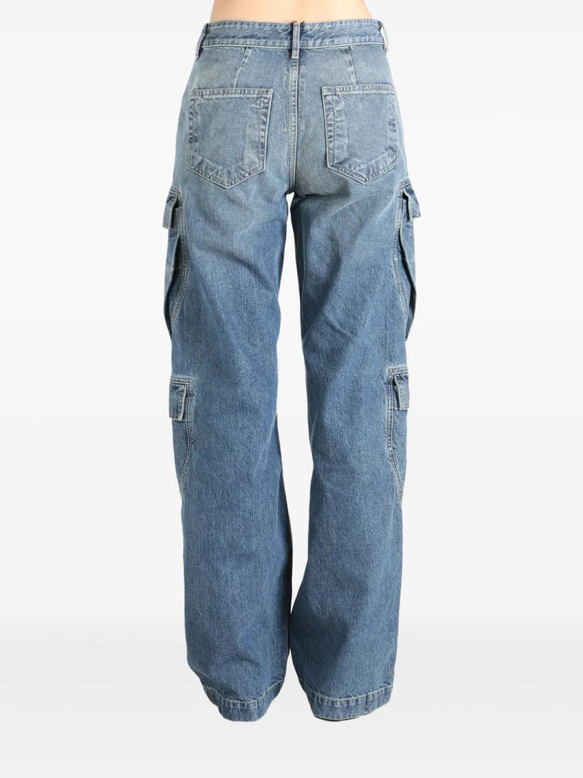 Double cargo jeans