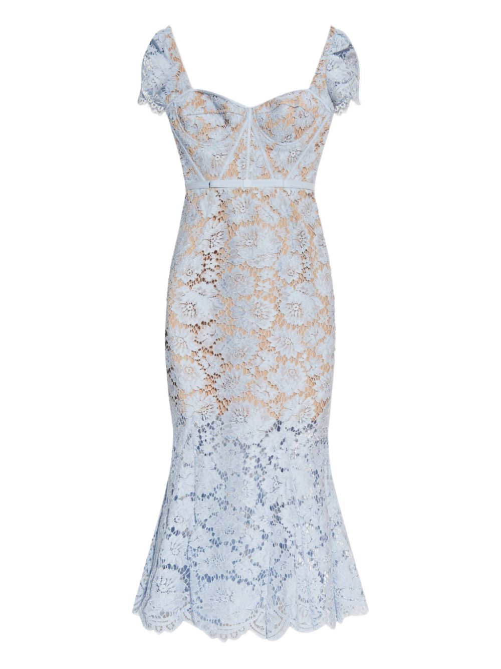 Lace midi dress