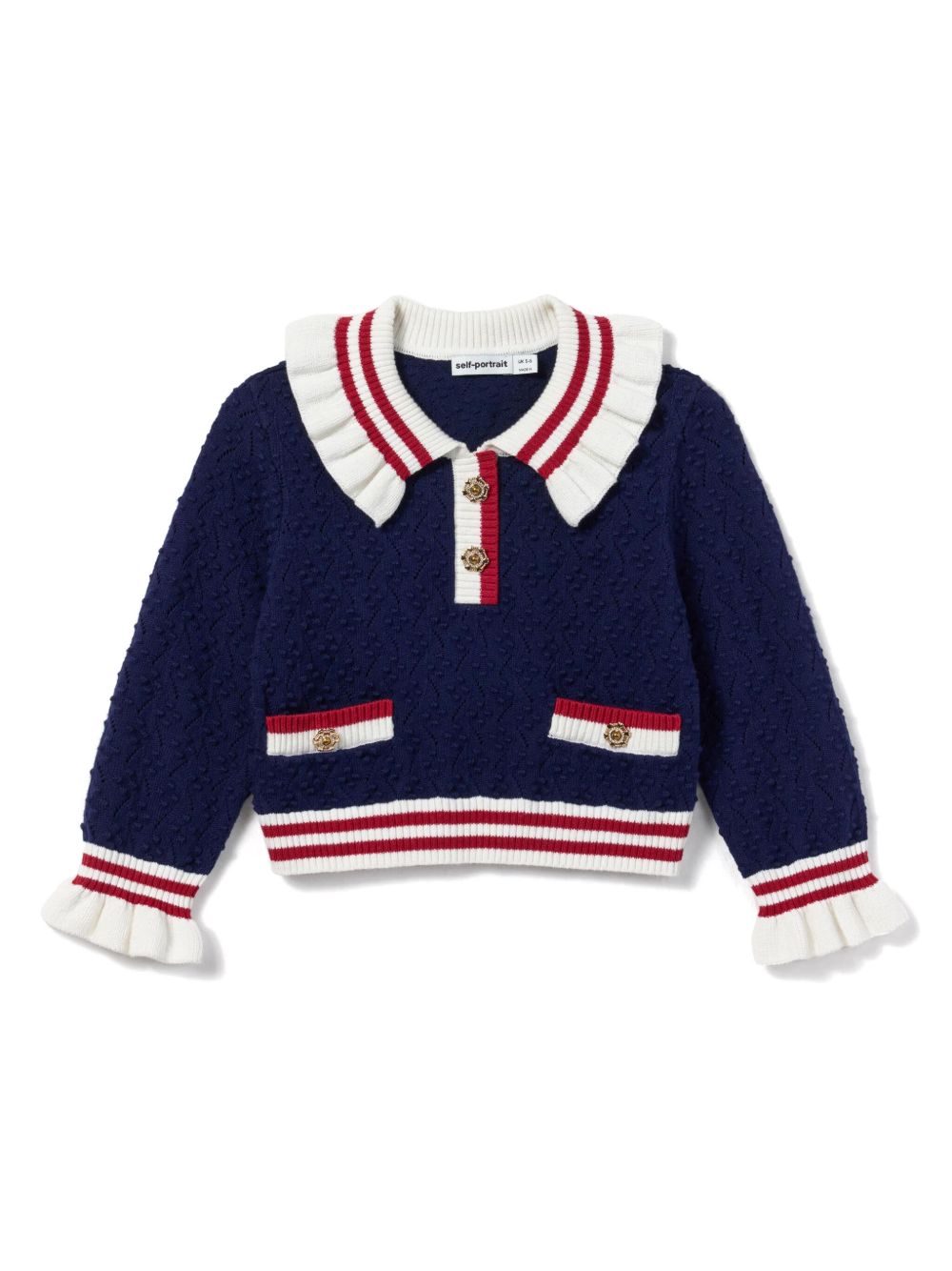 Textured knit cardigan