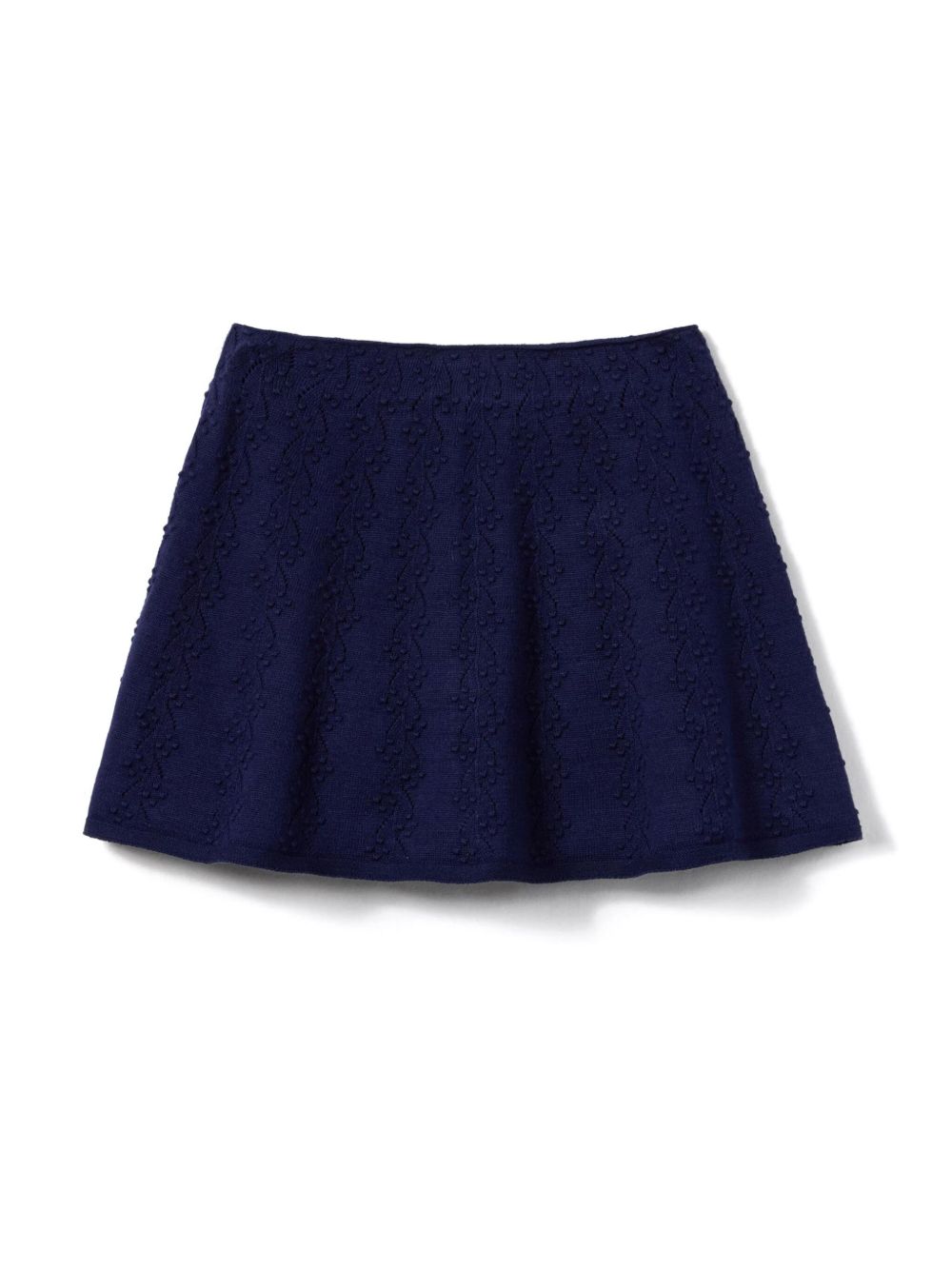 Textured knit skirt