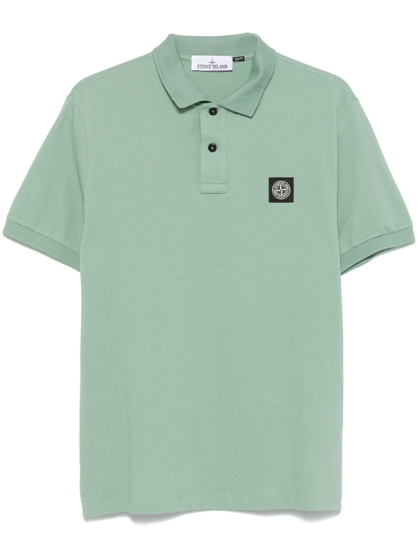 2SCS17 Stretch organic cotton piqué polo