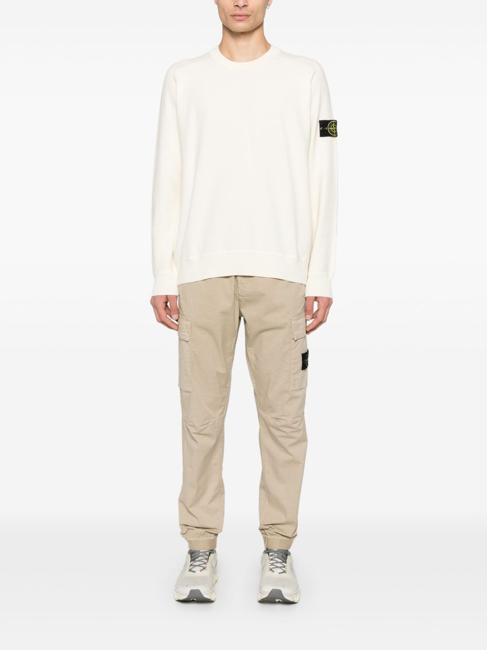 Jogger cargo trousers with tapered leg