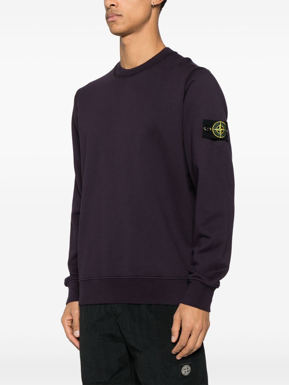 Cotton fleece sweatshirt