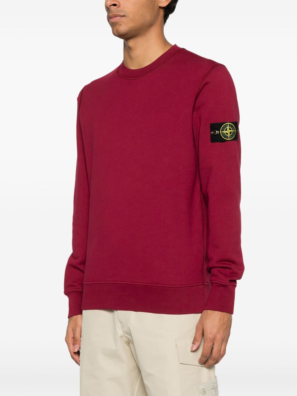 Cotton fleece sweatshirt