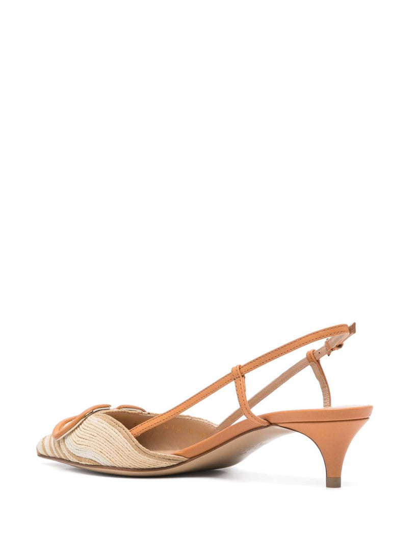 VLogo Signature slingback pumps