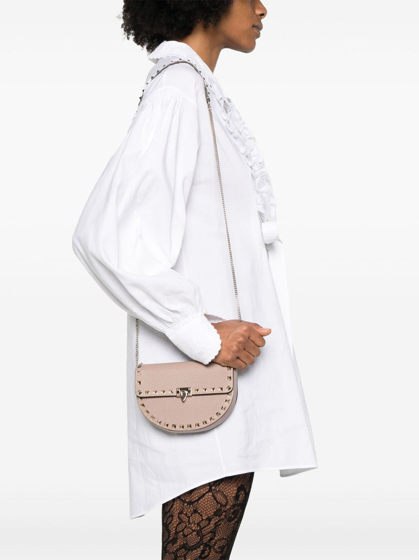 Rockstud mini hobo bag