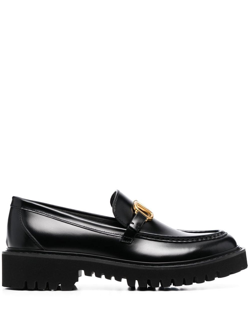 VLogo Signature Calfskin Moccasin