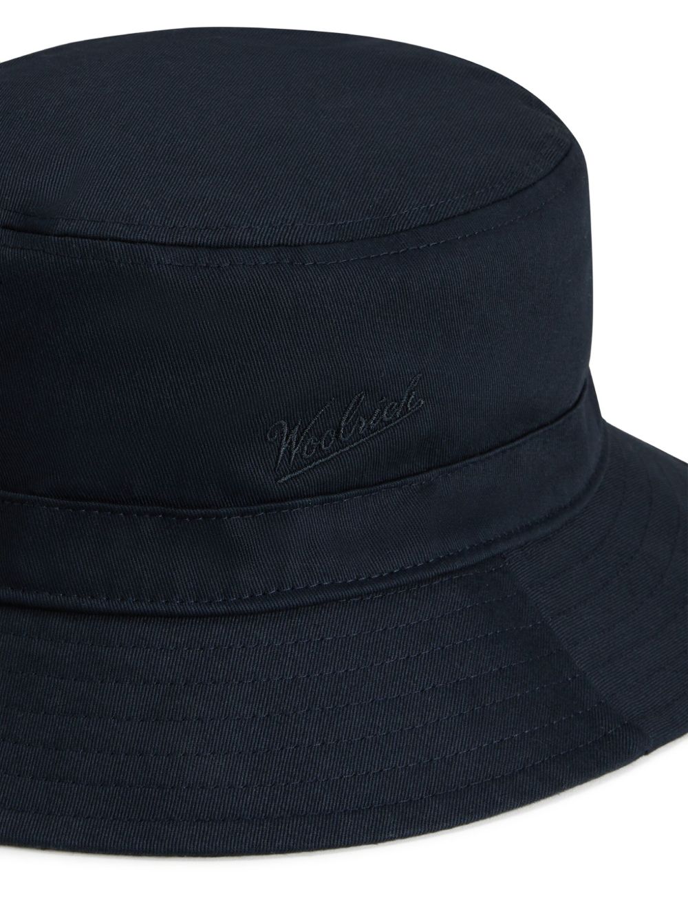 Cotton twill hat with embroidered logo
