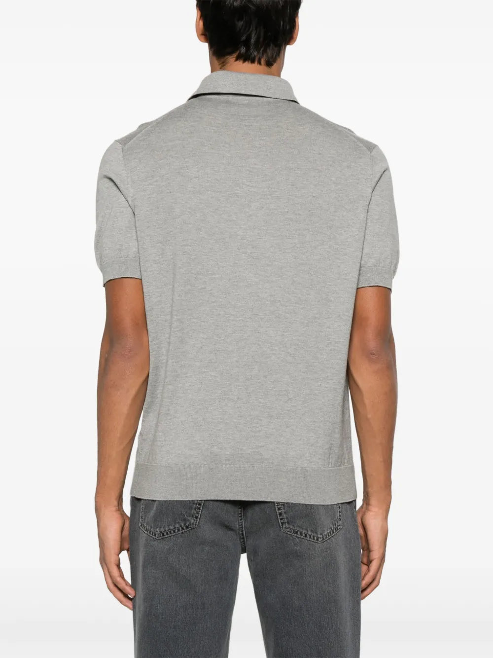 Knitted polo shirt