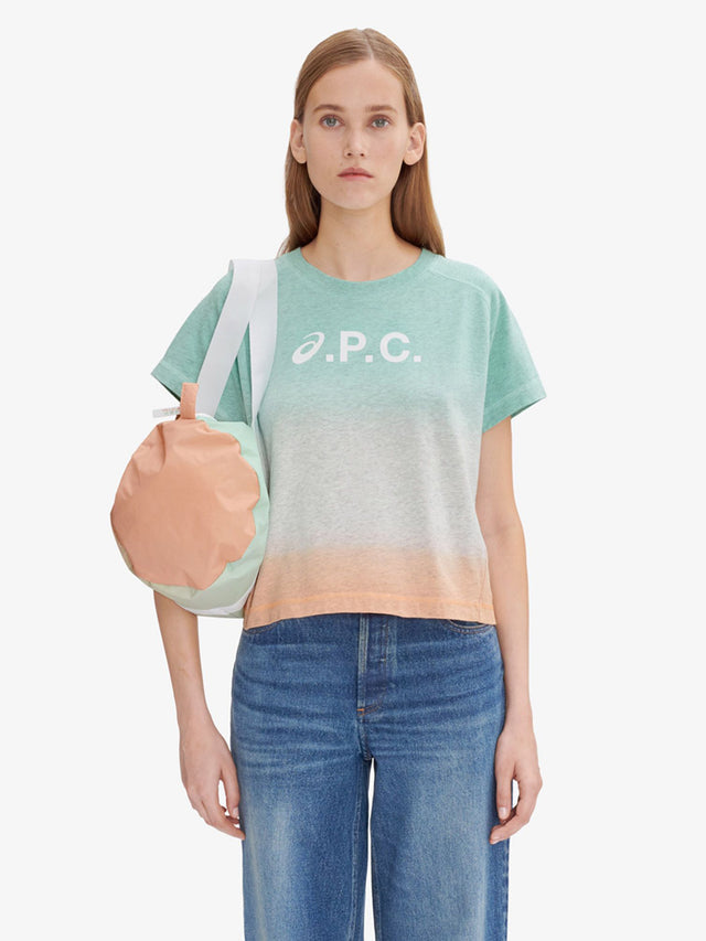 A.P.C. x Asics cloud dip dye t-shirt