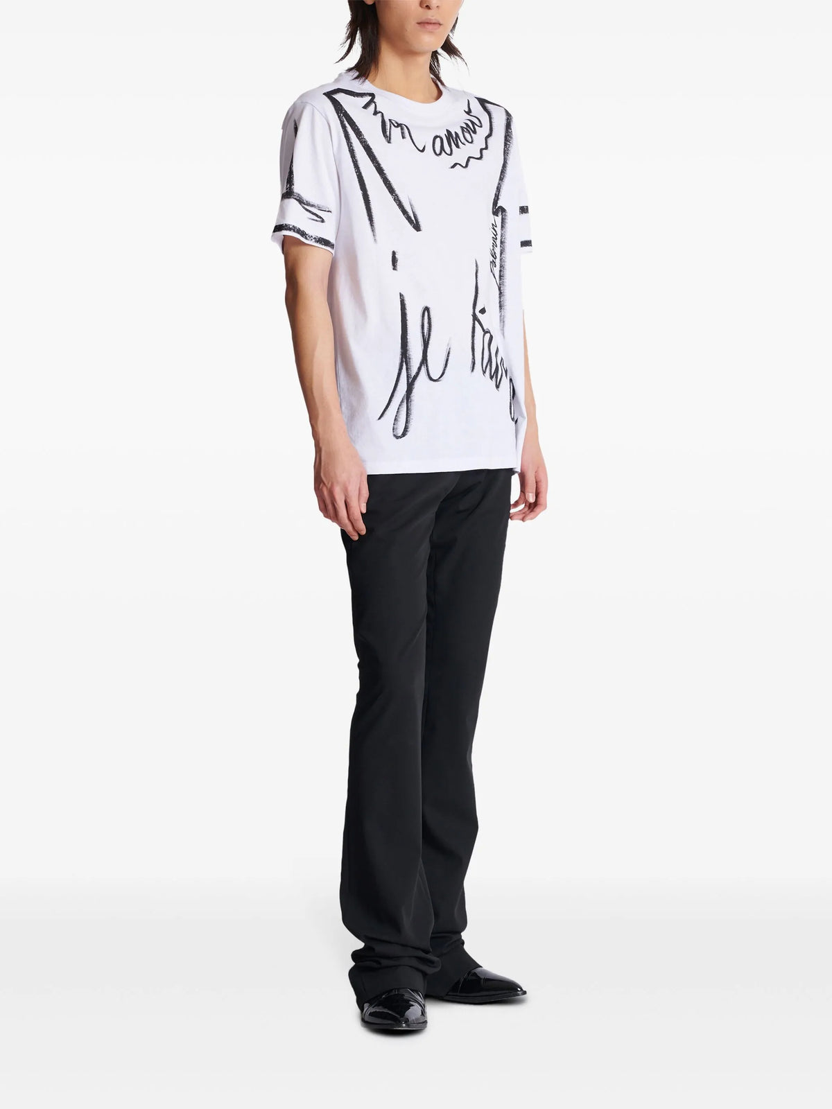 T-shirt with “love letter” print