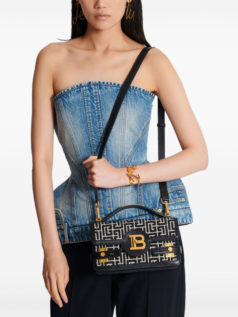 B-buzz 24 shoulder bag in jacquard canvas