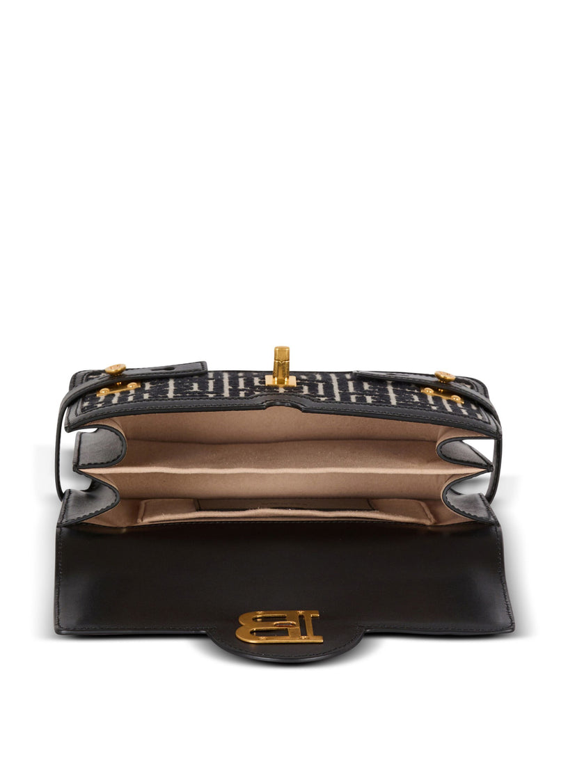 B-buzz 24 shoulder bag in jacquard canvas