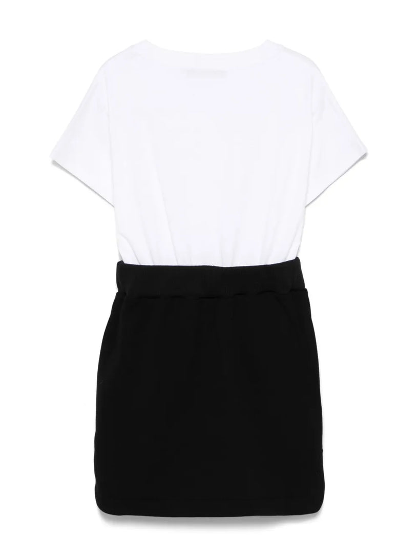 Short dress with logo