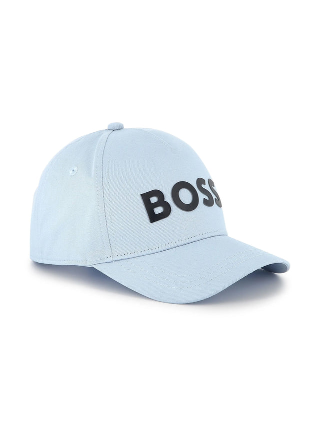 Cotton twill hat with logo patch