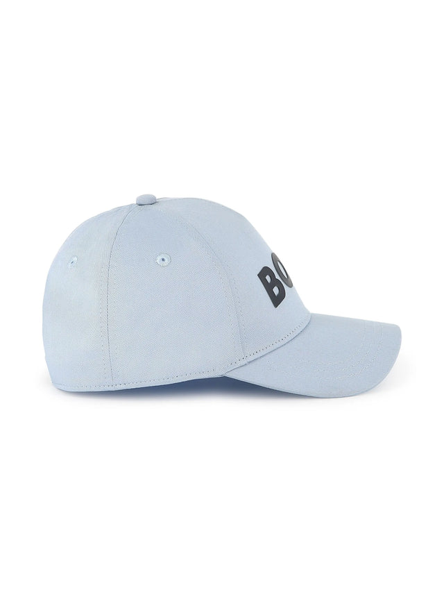 Cotton twill hat with logo patch