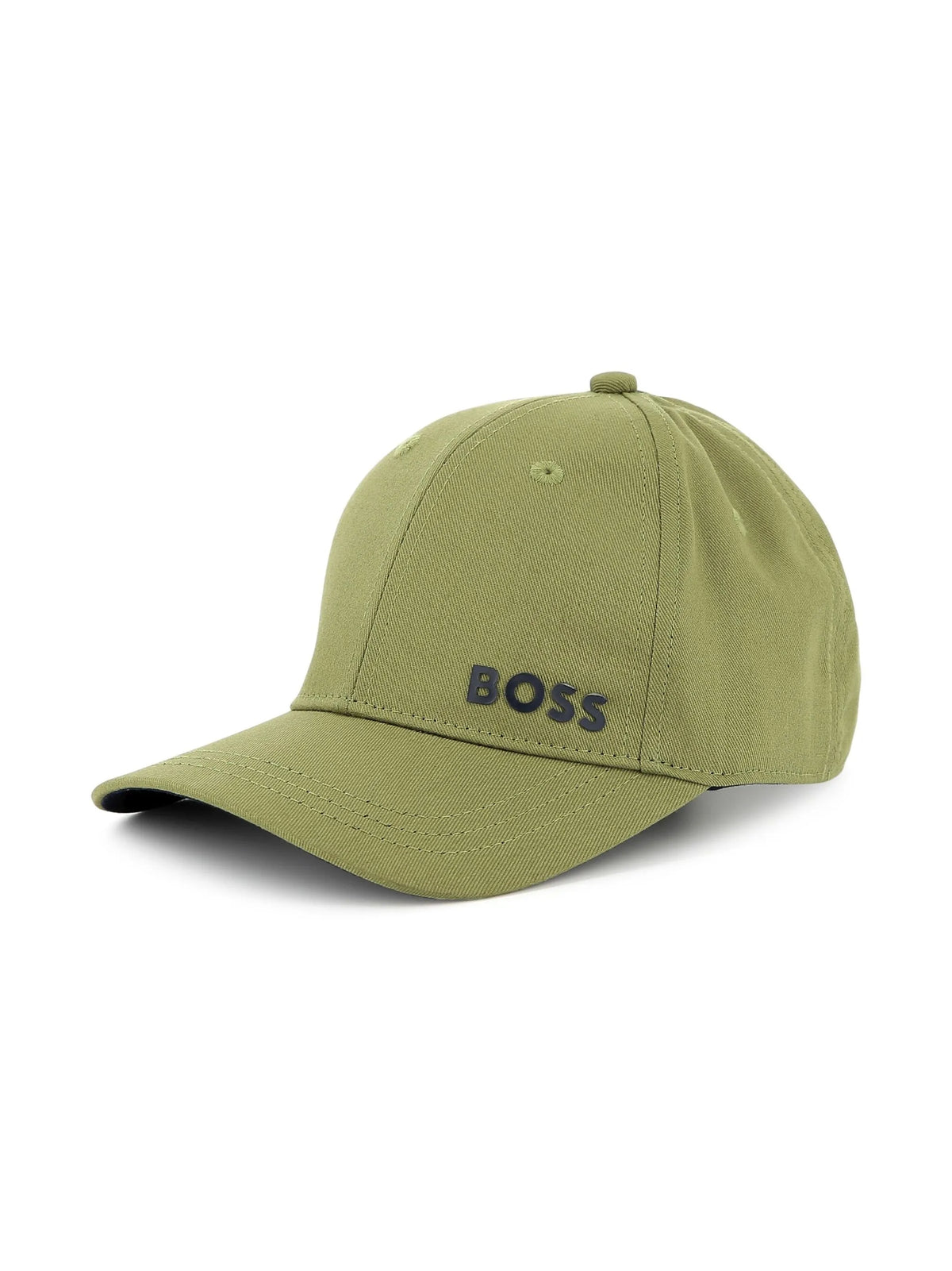 Cotton twill hat with logo patch