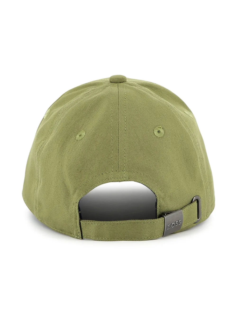 Cotton twill hat with logo patch