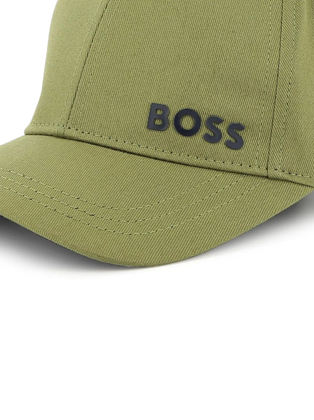 Cotton twill hat with logo patch