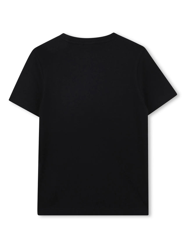 Jersey T-shirt with printed logo
