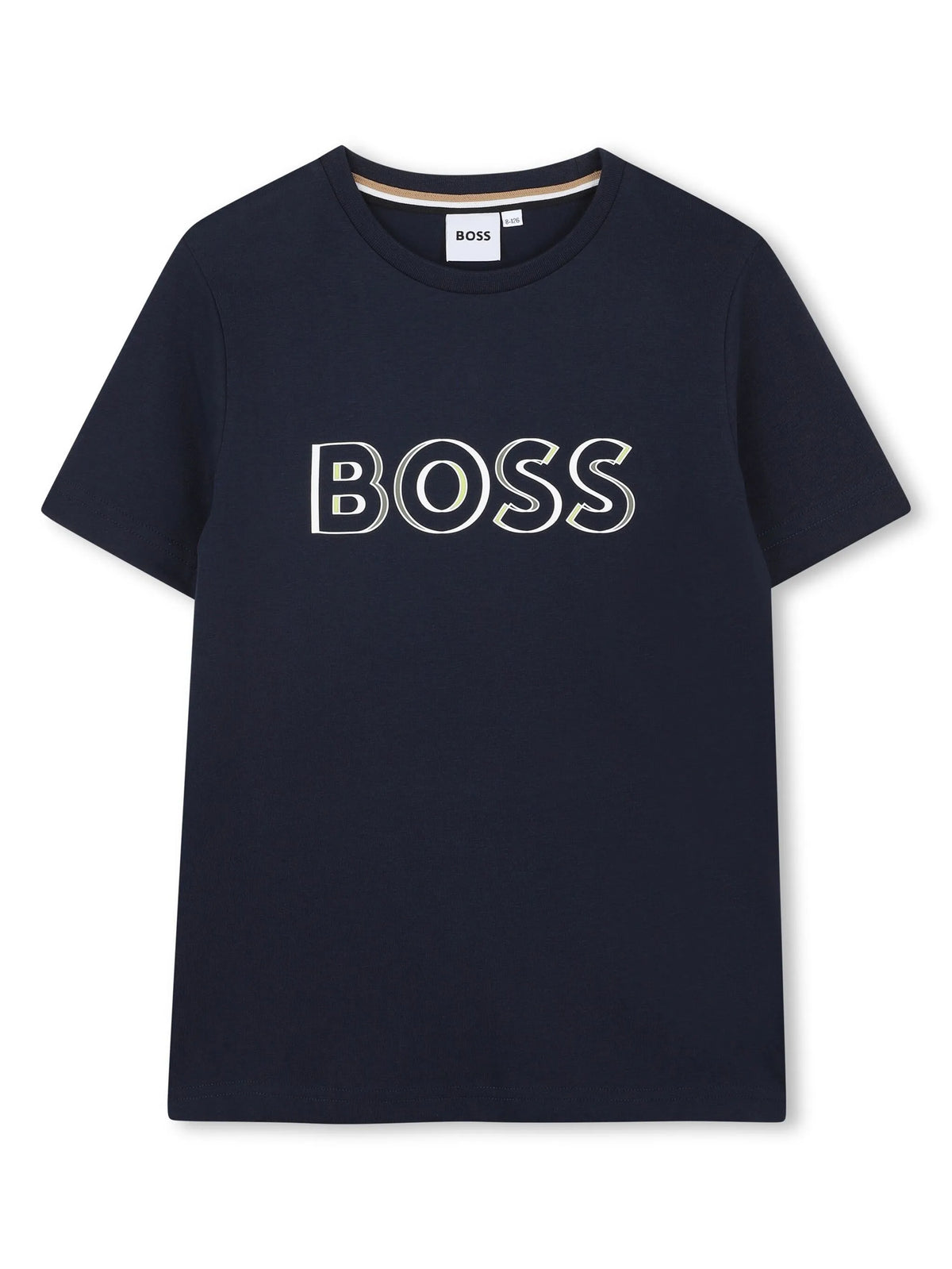 Jersey T-shirt with printed logo