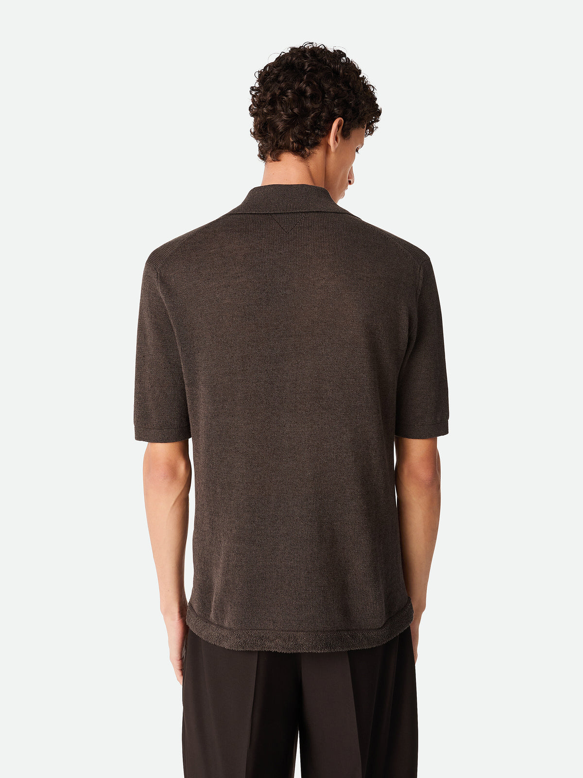 Lightweight linen polo
