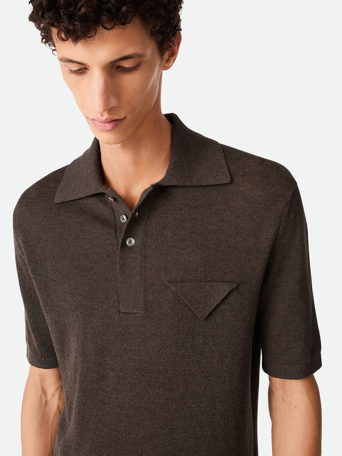 Lightweight linen polo