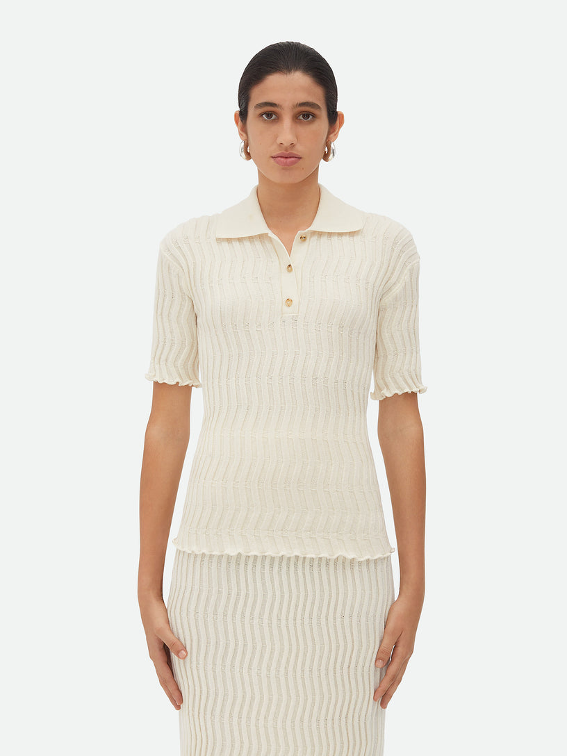 Ribbed Wool Top
