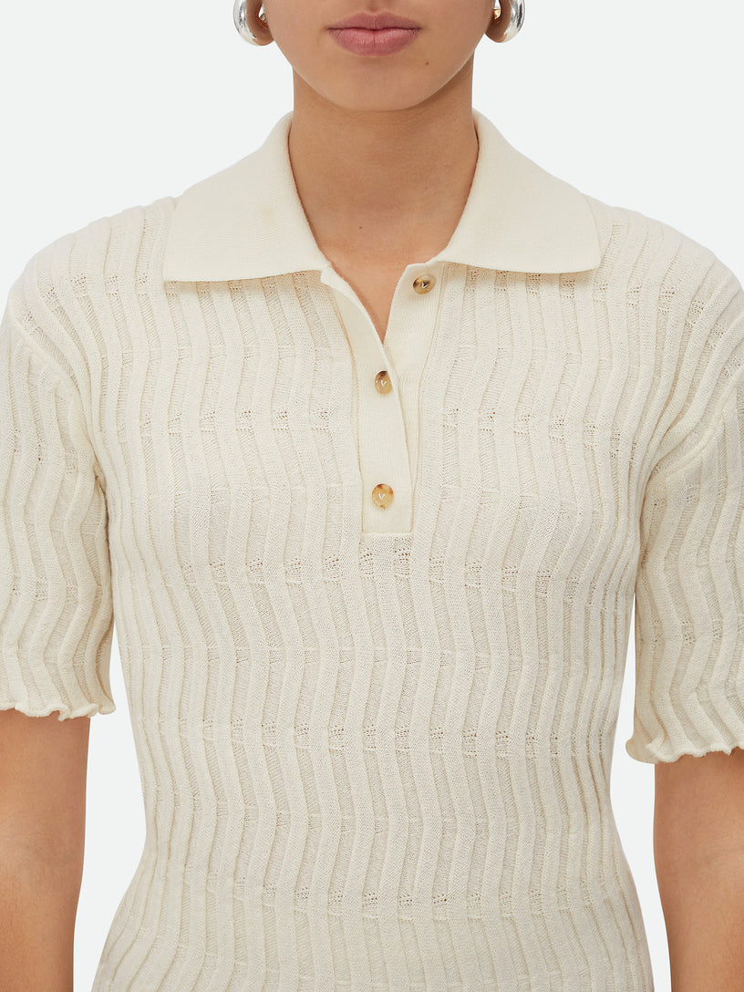 Ribbed Wool Top