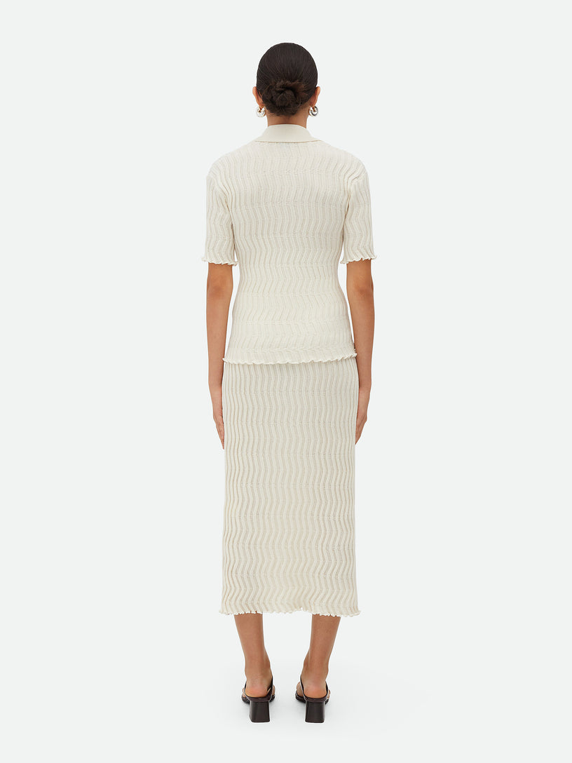 Ribbed Wool Skirt