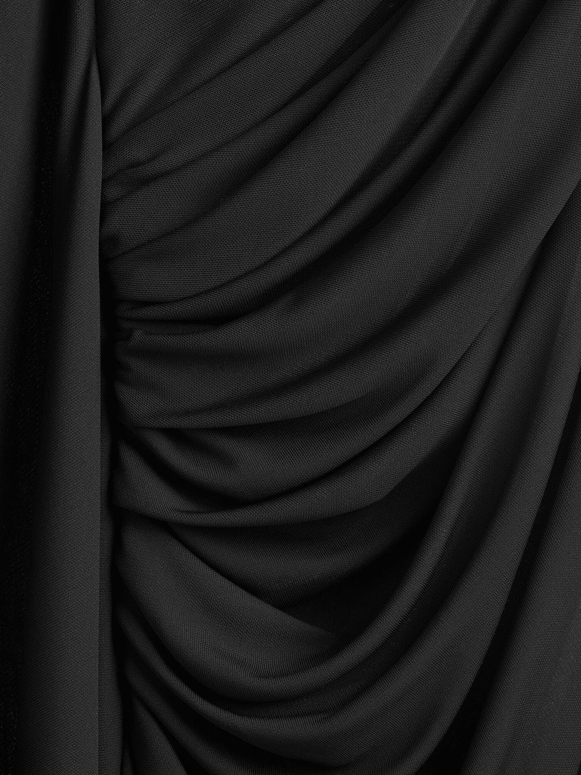 Viscose Jersey Draped Dress