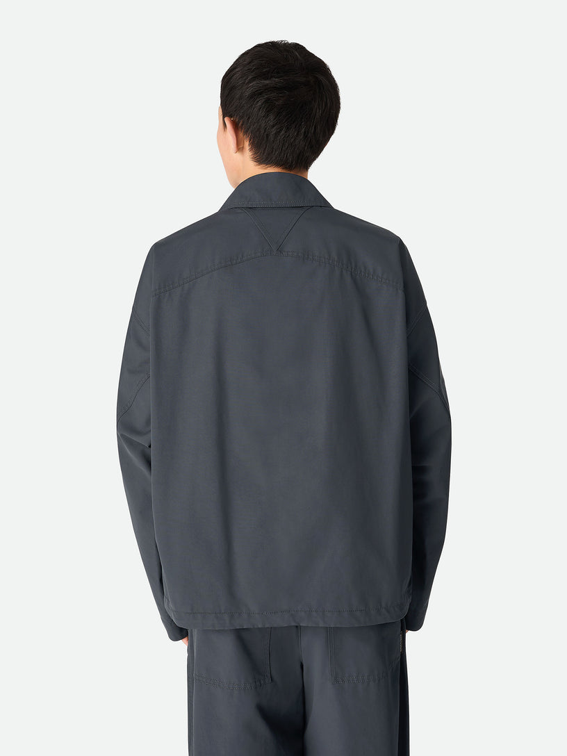 Resinated Cotton Blouson