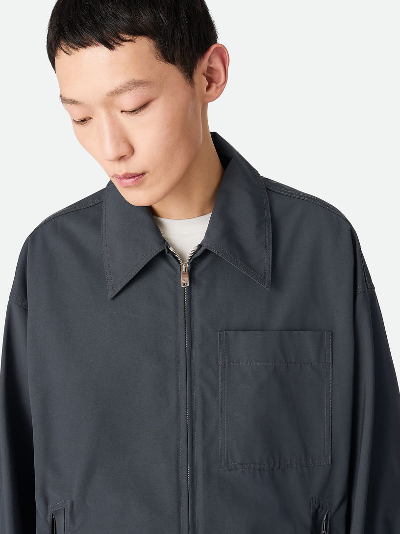 Resinated Cotton Blouson