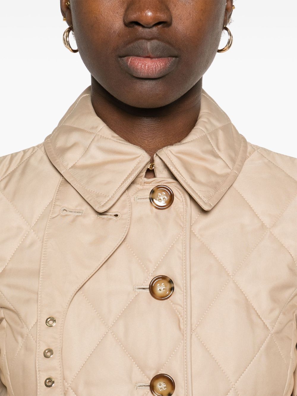 Quilted jacket with thermoregulation