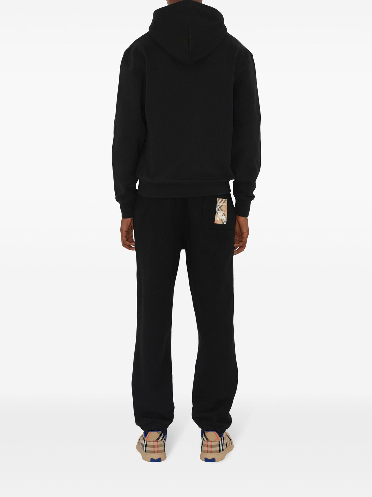Full zip sweatshirt with Check label