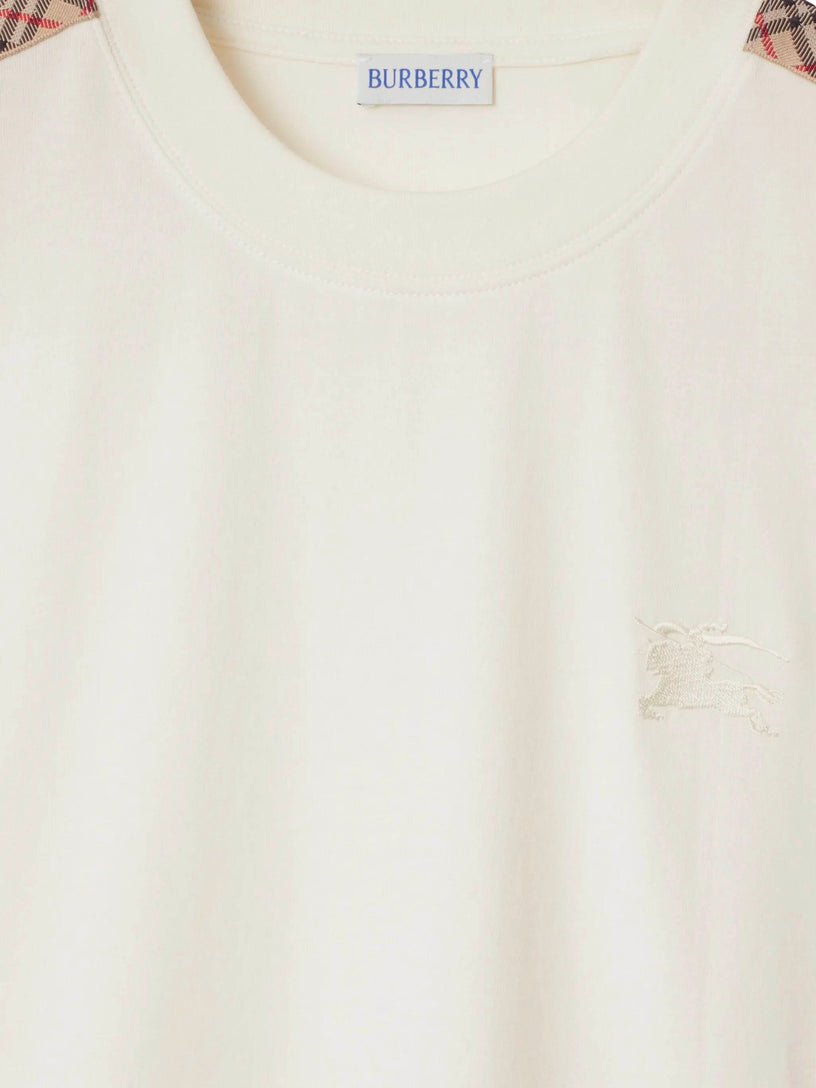 Check Trim T-shirt
