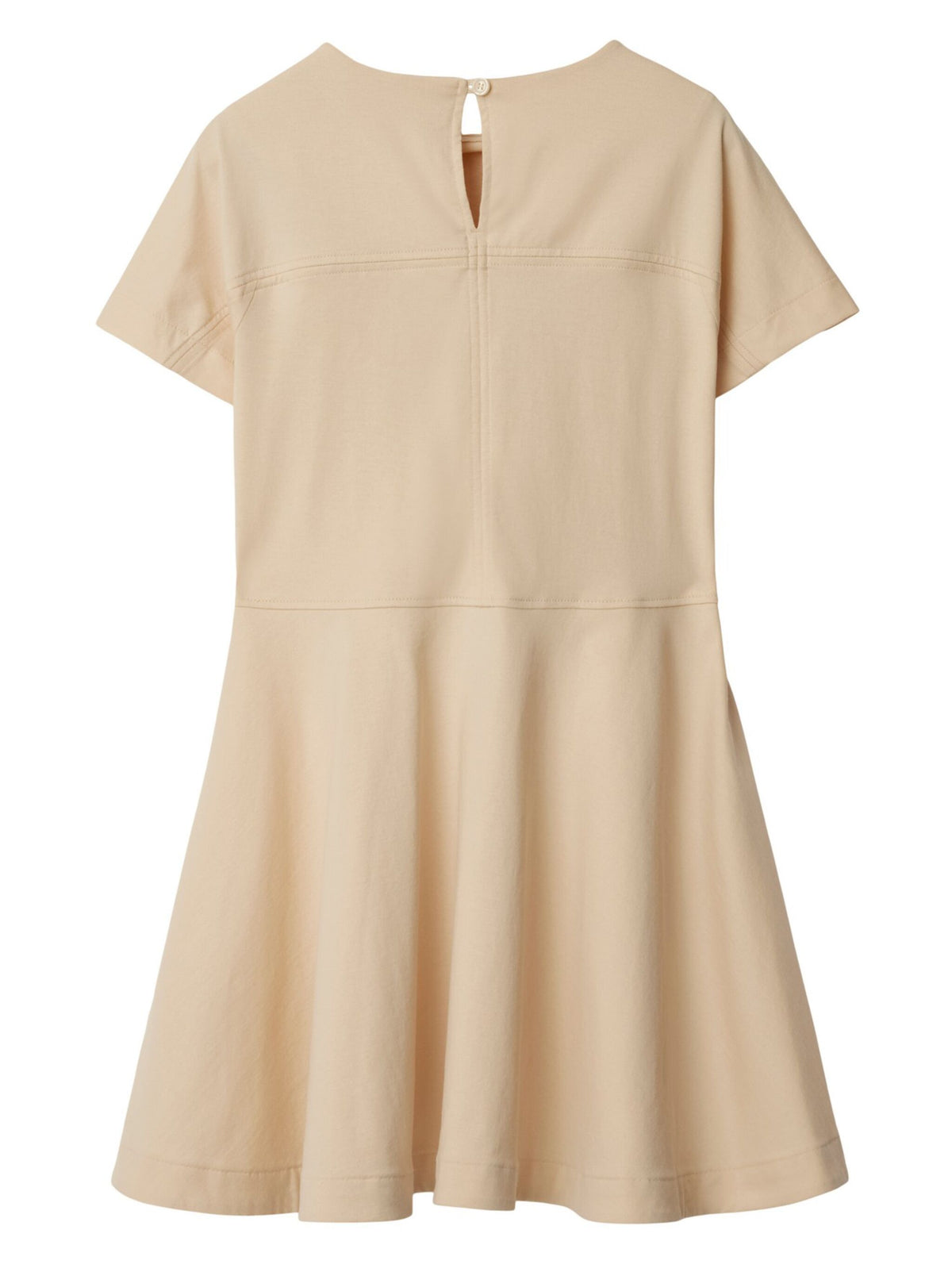 Cotton dress with Check label