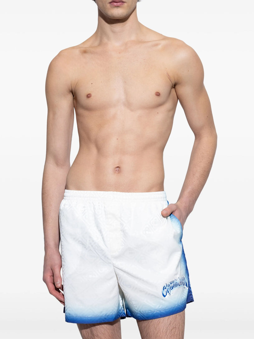 Monogram jacquard swim shorts