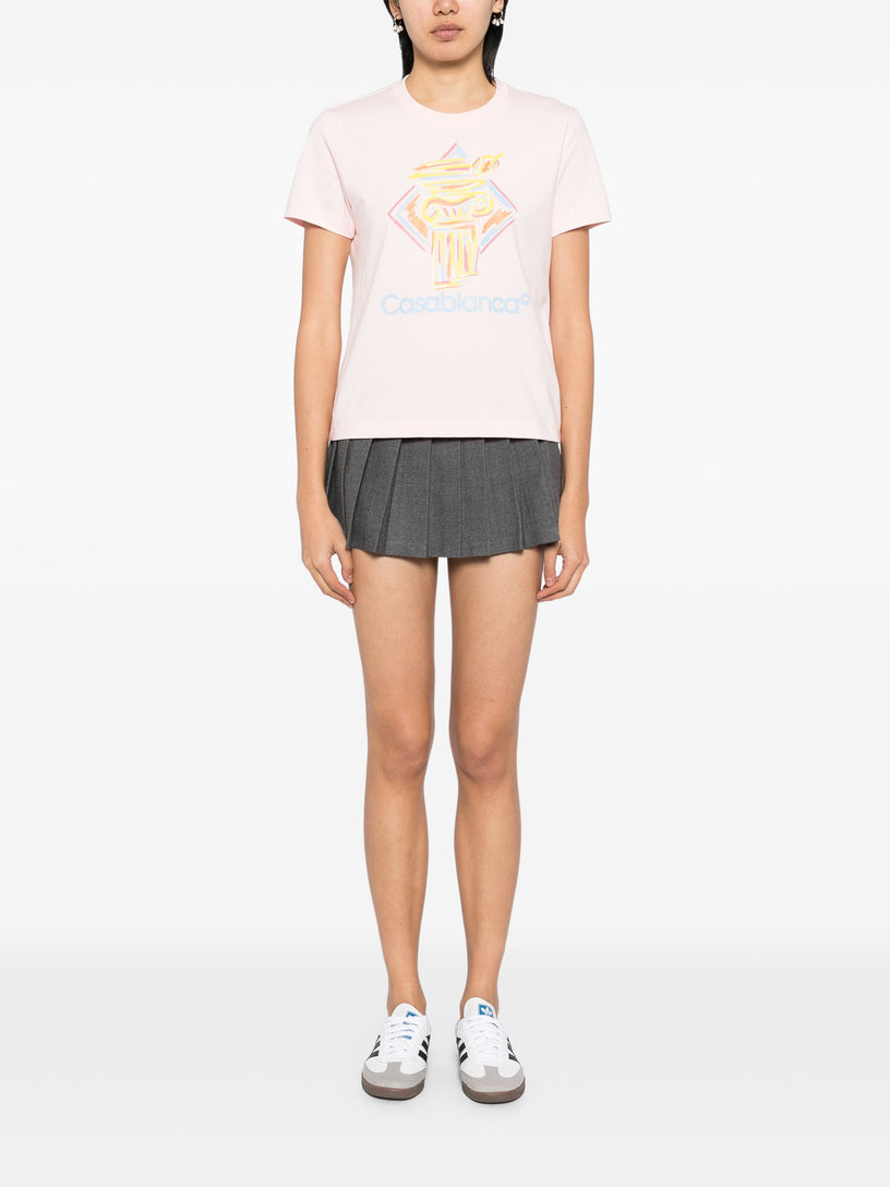 Diamond Column Fitted T-shirt